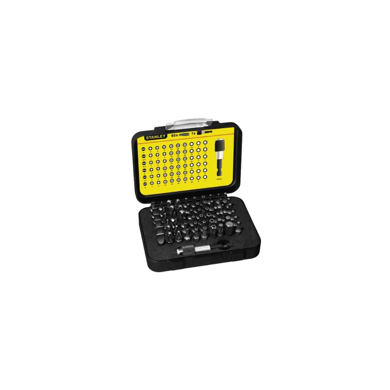 Jogo de Pontas 1/4' 61 Peças 25mm STN1-13-902 STANLEY®