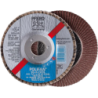 PFERD Polifan Flap Discs Performance Line A-COOL SG Inox + Alu Flat Type PFF 180 A 60 SG-COOL/22,23