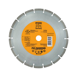 PFERD Diamond Cut-Off Wheels For The Construction Industry Segmented Type For Fast Cutting DS PSF Type