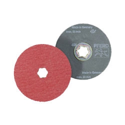 PFERD Combiclick Fibre Discs CC-FS Ceramic Oxide Grain CO-COOL G36 125 mm