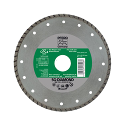 PFERD Diamond Cut-Off Wheels Performance Line SG Flags/Tiles Type FL DG 115 X 1,4 X 22,23 FL SG