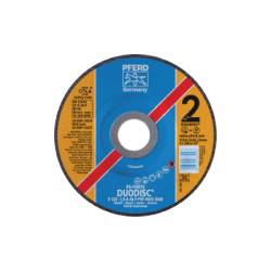 Discos Desbaste Línea PS-Forte Buena Prestación Duodisc Inox PFERD E 125-1,9 A 46 P PSF-Inox-Duo/22,23