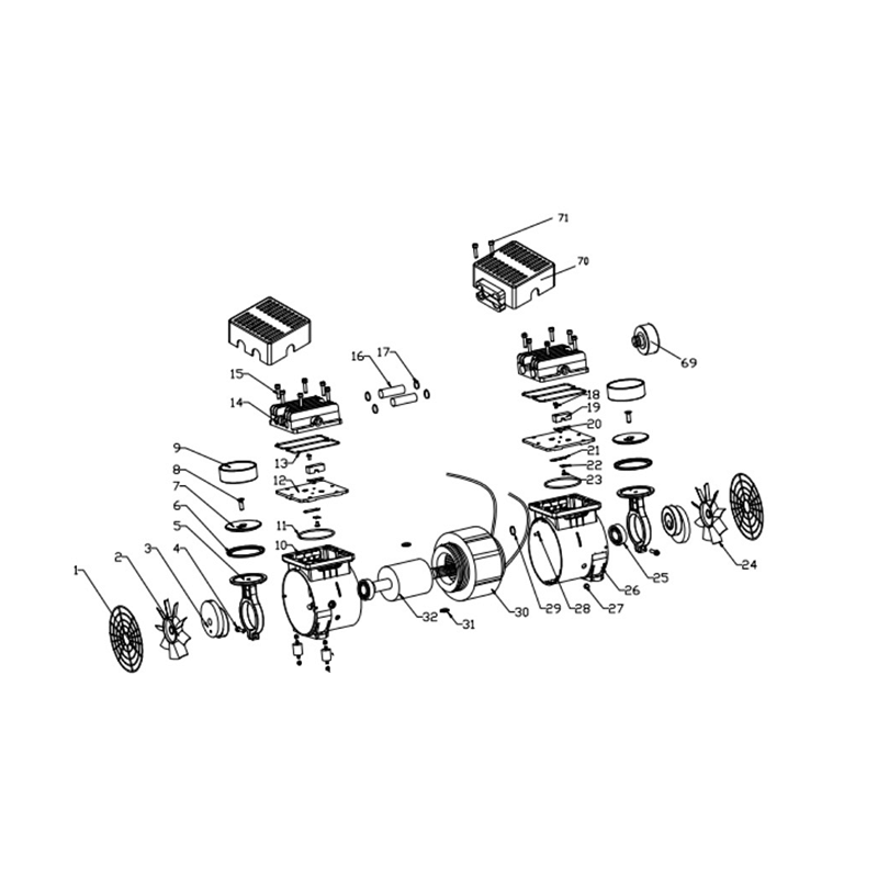 Motor Eléctrico Completo CHEMITOOL TOOLS