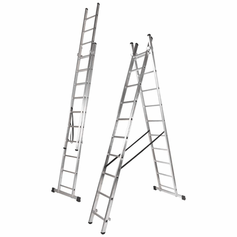 CHEMITOOL Double Step Square Ladder 2X7 Degr.