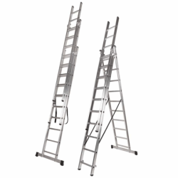 CHEMITOOL TOOLS Triple Step Ladder Square 3x7 Steps