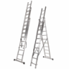 CHEMITOOL TOOLS Triple Step Ladder Square 3x9 Steps