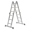 CHEMITOOL TOOLS Aluminium Multipurpose Ladder 4x3 Steps