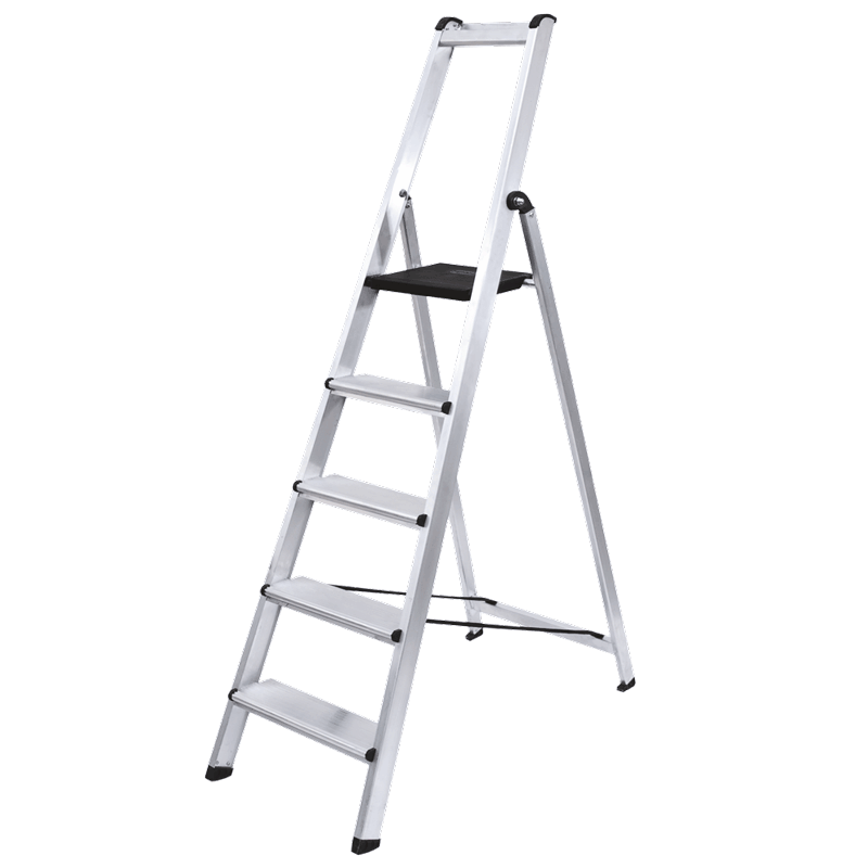 CHEMITOOL TOOLS Stepladder Aluminium Reinforced 8 Steps