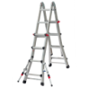 CHEMITOOL TOOLS Aluminium Telescopic Ladder Pro 4x6 Steps
