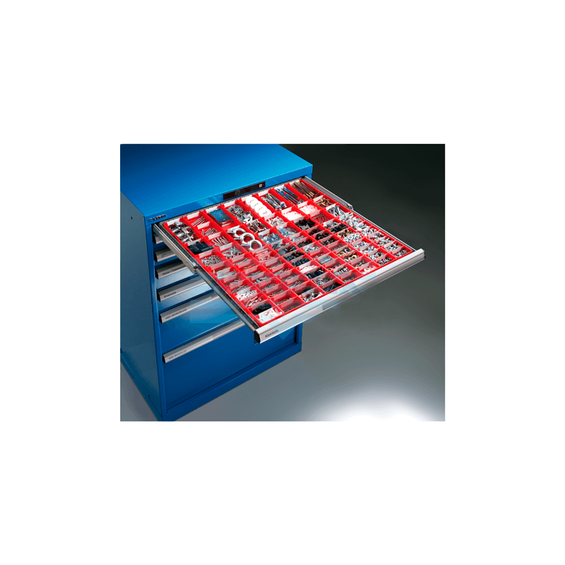 CAIXA PLASTICA  150X75X71 VERMELHO