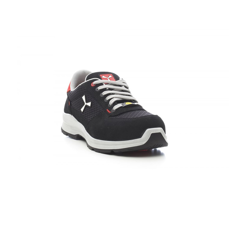 CHEMITOOL BY PAYPER Safety Shoe in Croute and Technical Black Fabric S1P SRC ESD Number 41