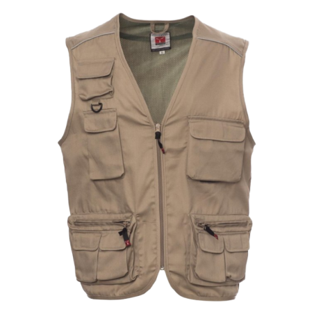 CHEMITOOL BY PAYPER Khaki Pocket Vest XXL