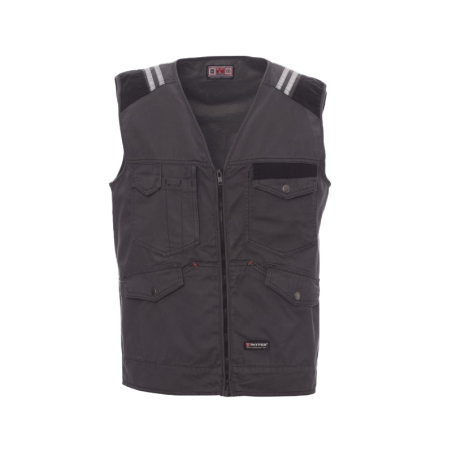 Colete Tucson Bicolor Multibolsos Cinza Fumo/Preto XL CHEMITOOL BY PAYPER
