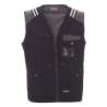 CHEMITOOL BY PAYPER TUCSON Multi-Pocket Vest Black/Smoke Grey XL