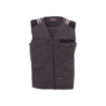 Colete Bicolor TUCSON Multibolsos Preto/Cinza Fumo XXL CHEMITOOL BY PAYPER