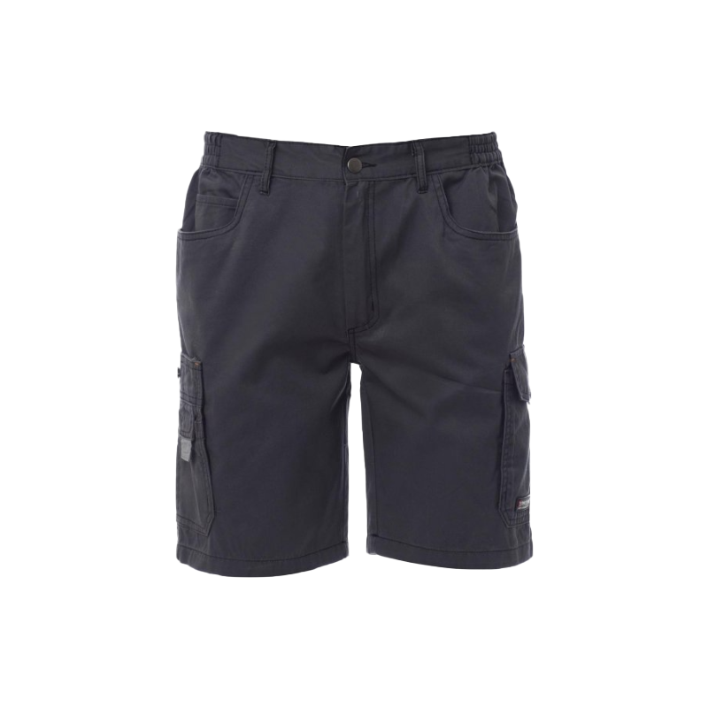 SANDIEGO Pantalones Cortos Multibolsillos Gris/Negro L CHEMITOOL BY PAYPER