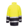 Parka SECURITY de Alta Visibilidade 4 em 1 Capucho Oculto Amarelo Fluo Azul Marinho S CHEMITOOL BY PAYPER