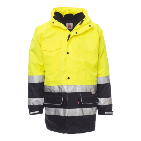 CHEMITOOL Parka Security Size XL Yellow and blue navy