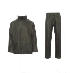 Traje Impermeable PU Verde L CHEMITOOL BY PAYPER
