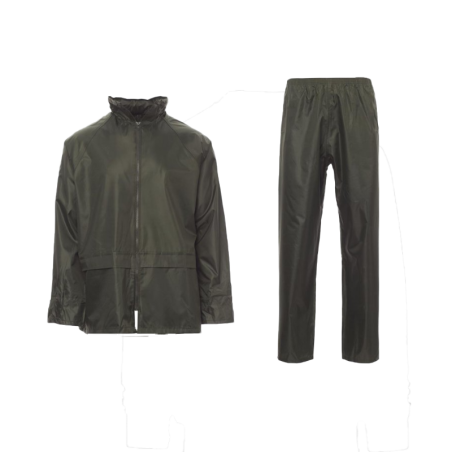 Traje Impermeable PU Verde L CHEMITOOL BY PAYPER