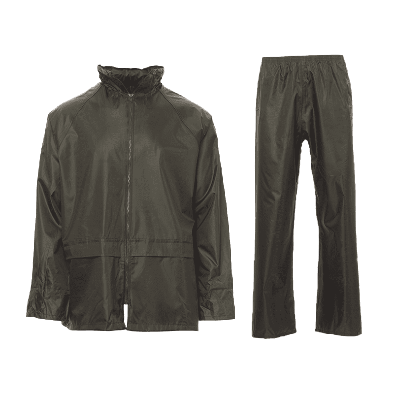 Fato SET-NYLON Impermeável em PU Verde XXL CHEMITOOL BY PAYPER