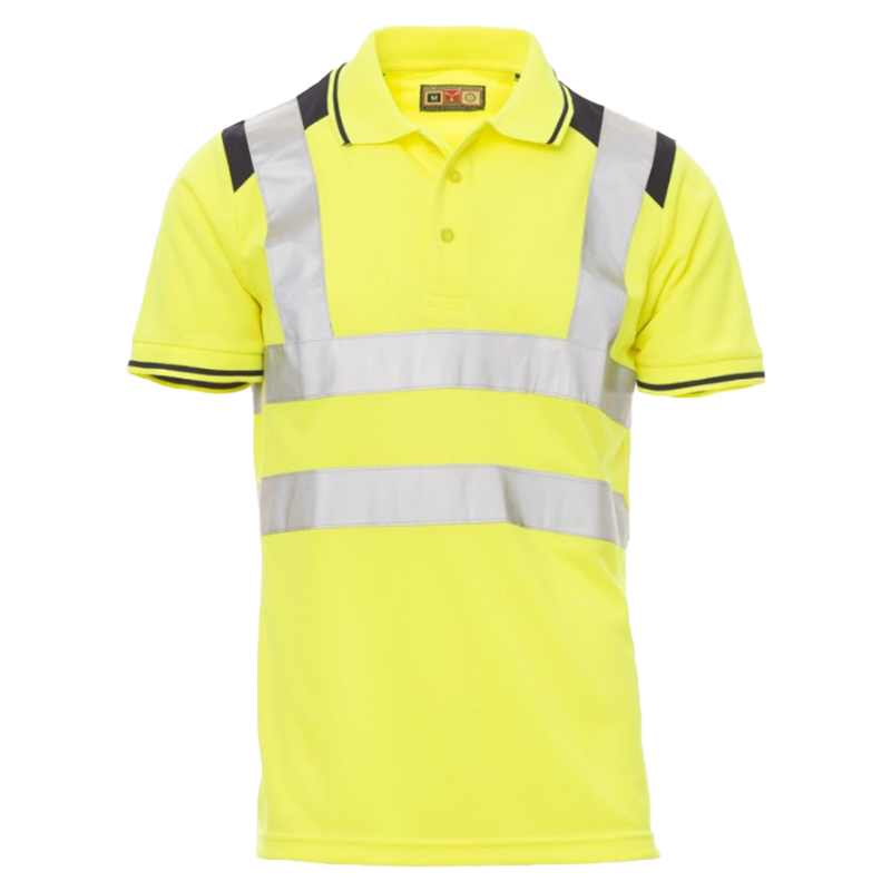 Polo GUARD+ AV 150g Amarillo Fluo / Azul Marino L CHEMITOOL BY PAYPER Polo GUARD+ AV 150g Amarillo Fluo / Azul Marino L CHEMITOOL BY PAYPER