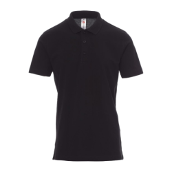 CHEMITOOL BY PAYPER Polo ROME Short Sleeve 180Gr Black M
