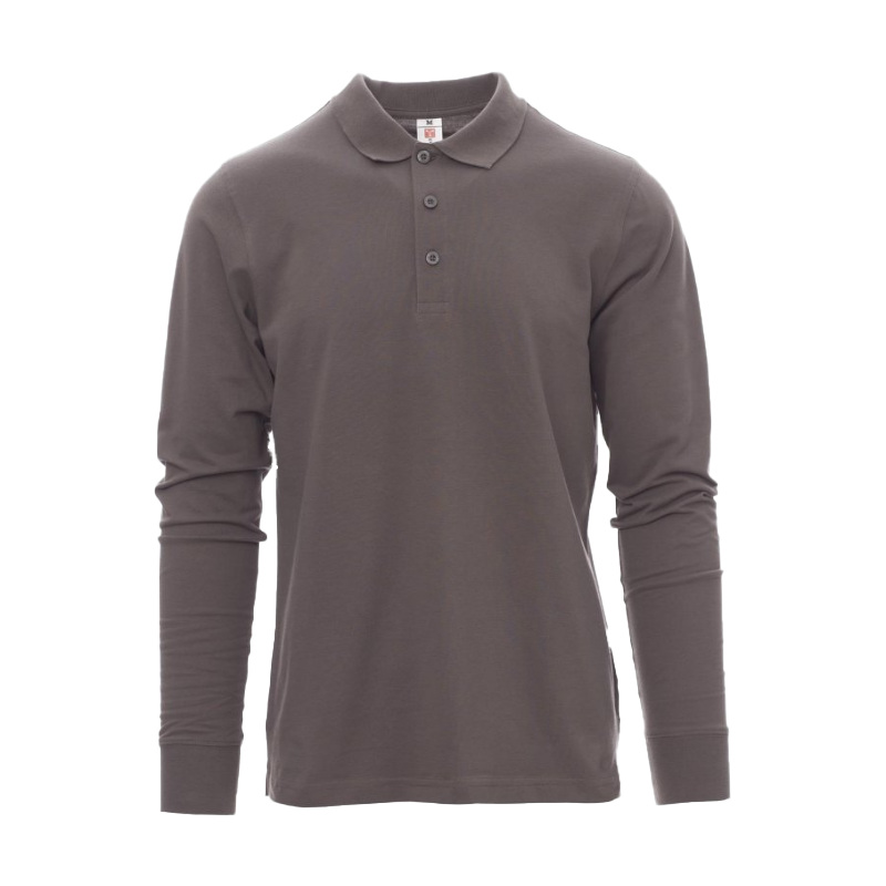 CHEMITOOL BY PAYPER Grey VERONA Long Sleeve Polo XXL