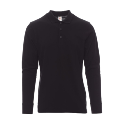 CHEMITOOL BY PAYPER VERONA Long Sleeve Polo Black L
