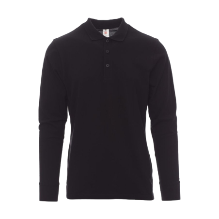 Polo VERONA  Manga Comprida Preto S CHEMITOOL BY PAYPER