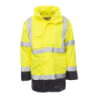 CHEMITOOL BY PAYPER Hidden Yellow Fluo Blue Navy XL 3 in 1 High Visibility DOCKYARD Parka