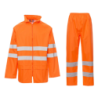 CHEMITOOL BY PAYPER HI-VI RAINSET Waterproof High Visibility Suit Orange L