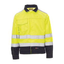 CHEMITOOL BY PAYPER SAFE HI-VI AV Jacket Bicolour Yellow Fluo Blue Navy S