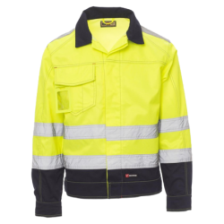 Blusão SAFE HI-VI AV Bicolor Amarelo Fluo Azul Marinho XL CHEMITOOL BY PAYPER