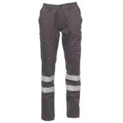 Calças Unissexo Reflex Worker Multibolsos Cinzento M CHEMITOOL BY PAYPER