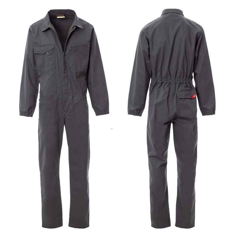 CHEMITOOL BY PAYPER COVER Multi-pockets Grey L Monkey Suit CHEMITOOL BY PAYPER COVER Multi-pockets Grey L Monkey Suit