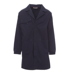 CHEMITOOL BY PAYPER SHELL Gown with Hidden Buttons Navy Blue S