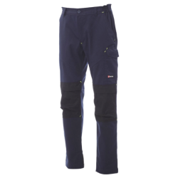 CHEMITOOL BY PAYPER Worker Tech Trousers Unisex Multi Pockets Navy Blue/Black L