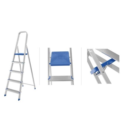 CHEMITOOL Aluminum Stepladder with 7 Steps