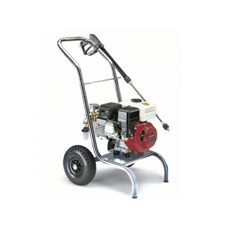 Lavadora com Motor a Gasolina Série Profi-Jet B 10/200 com Chassi de Aço Inoxidável KRANZLE
