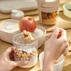 Jar with Spoon Organic 400ml - To Go