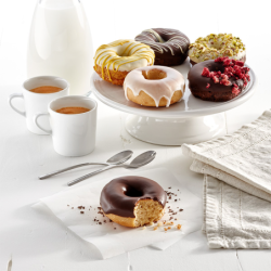 Mold for 6 Donuts Red