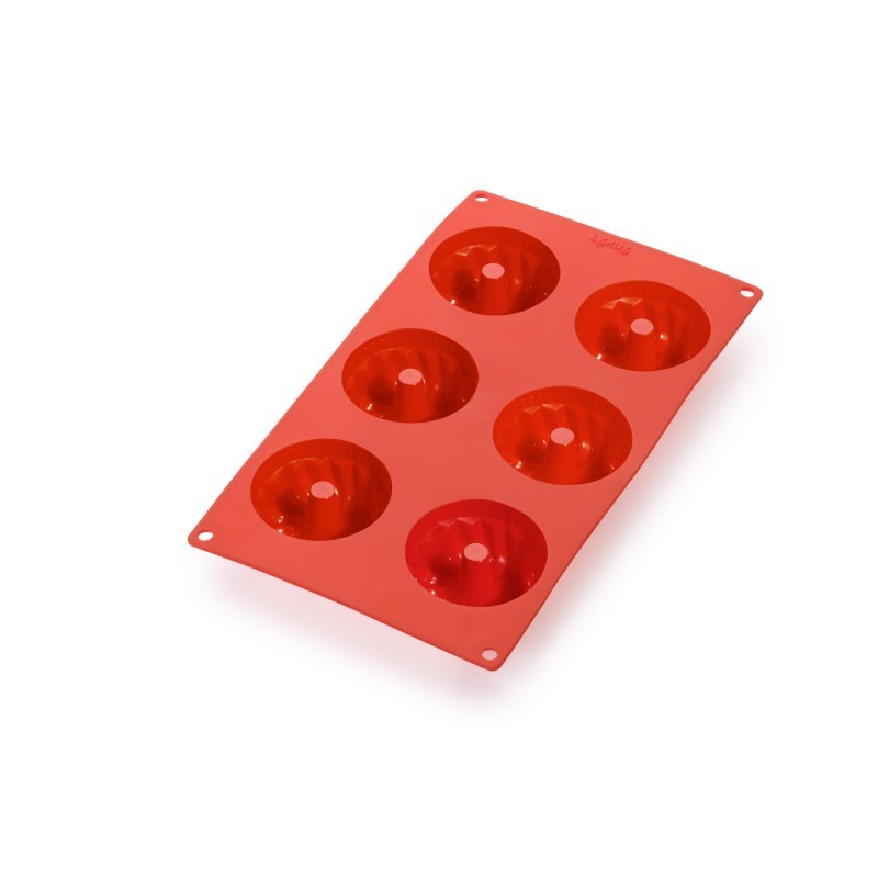 Molde Para Mini Savarin - 6Un Molde Para Mini Savarin - 6Un