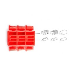 Molde Quadrado para Mini Mousses Recheadas
