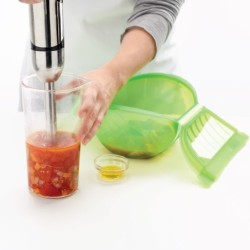 Estojo Cozinhar a Vapor Fundo 1-2 Pessoas Verde