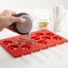 Molde de Silicona para Piruletas en 3D