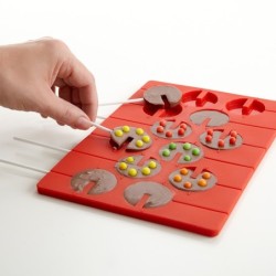 Molde de Silicona para Piruletas en 3D