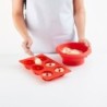 6 Mini Savarin Cake Mould Red