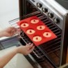 6 Mini Savarin Cake Mould Red