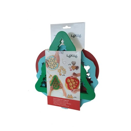 Kit 3 Cookies Cutters Surtido